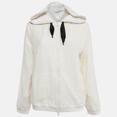 Silk and Jersey Zip-Up Hoodie L - Brunello Cucinelli - Modalova