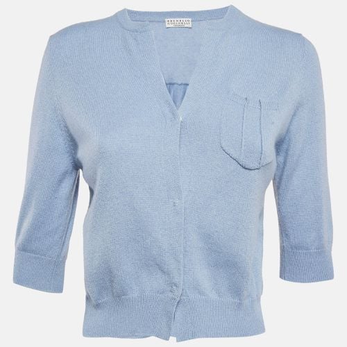 Cashmere Knit Crop Cardigan L - Brunello Cucinelli - Modalova