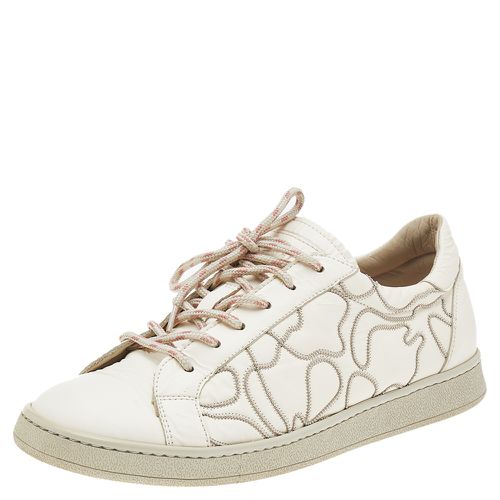 Leather Low Top Sneakers Size 38 - Brunello Cucinelli - Modalova