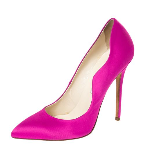 Fuchsia Satin Besame Pumps Size 37 - Brian Atwood - Modalova