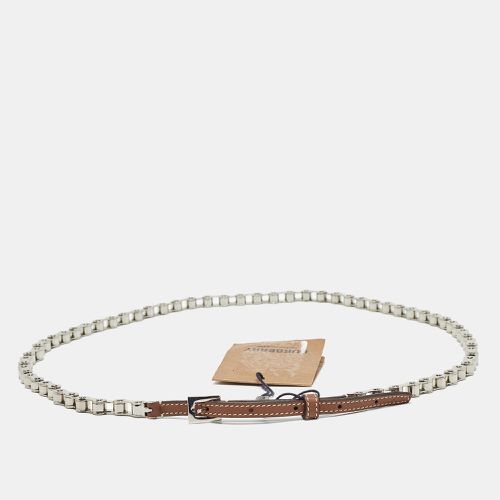 Leather Bike Chain Belt L - Burberry - Modalova