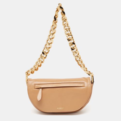 Soft Leather Small Olympia Bag - Burberry - Modalova