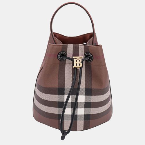 Burberry Brown Tb Bucket Bag - Burberry - Modalova