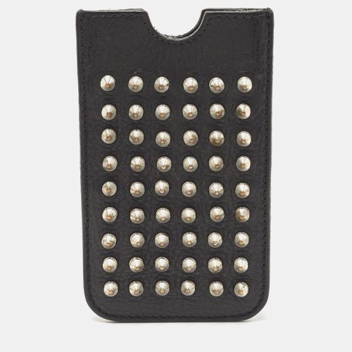 Spike Studded Leather Phone Pouch - Burberry - Modalova