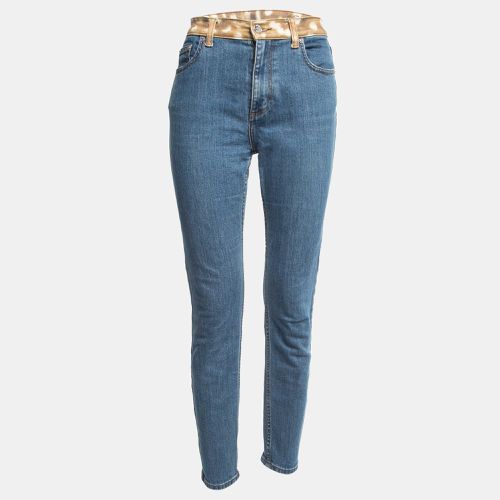 Denim Animal Print Waist Detail Jeans M Waist 28" - Burberry - Modalova