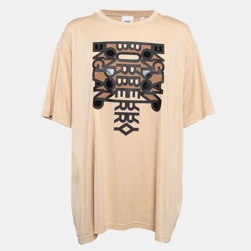 Printed Cotton Knit Skylar T-Shirt XL - Burberry - Modalova