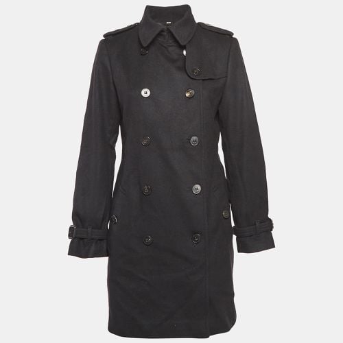 Wool Mid Length Double Breasted Coat M - Burberry - Modalova