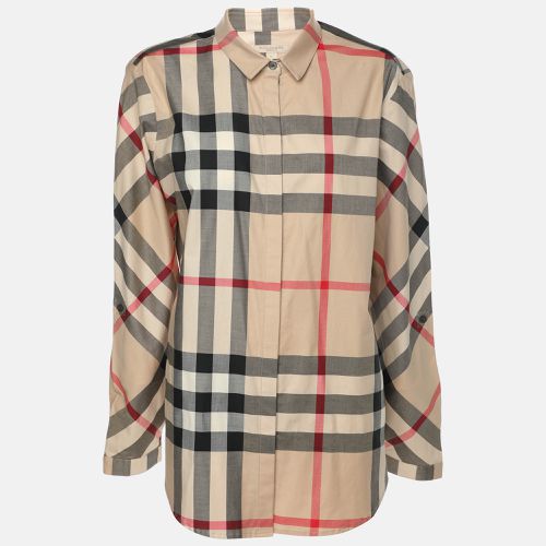 Nova Check Cotton Shirt XL - Burberry - Modalova