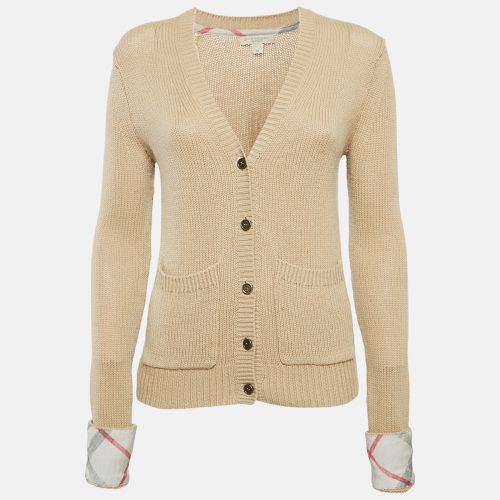 Wool Blend Buttoned Cardigan M - Burberry - Modalova