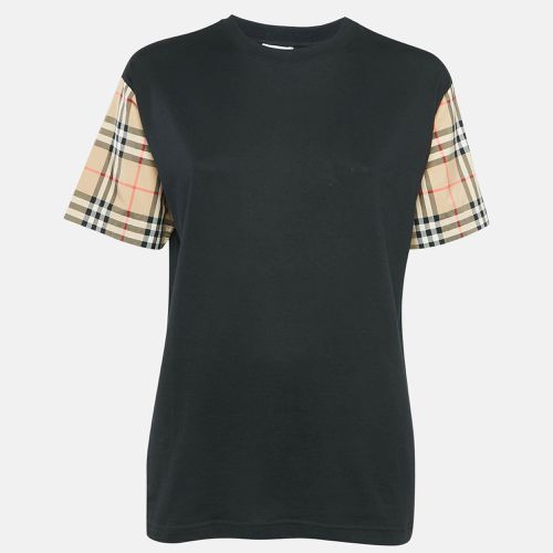 Cotton Vintage Checked Sleeve T-Shirt XXS - Burberry - Modalova