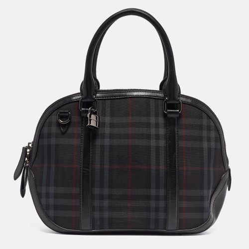 Haymarket Check Nylon and Leather Orchard Bag - Burberry - Modalova