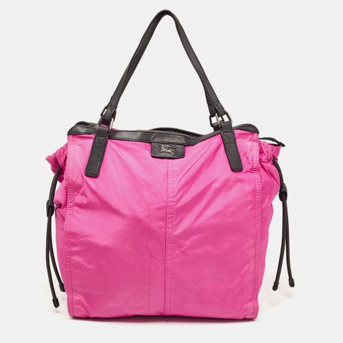 Magenta Nylon and Leather Buckleigh Tote - Burberry - Modalova