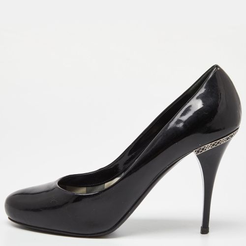 Patent Leather Round Toe Pumps Size 40 - Burberry - Modalova