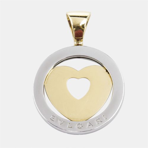 Tondo Heart 18k Gold Stainless Steel Pendant - Bvlgari - Modalova