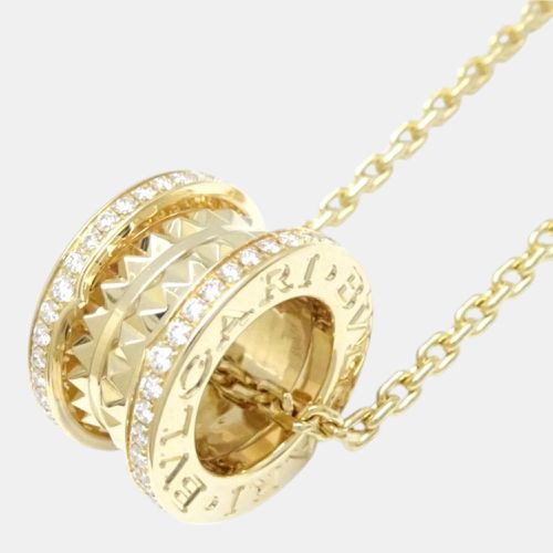 K Gold and Diamond B.zero1 Pendant Necklace - Bvlgari - Modalova