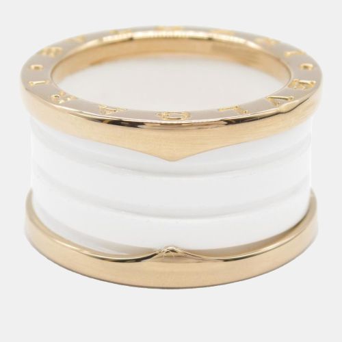 K Rose and Ceramic B.Zero1 Band Ring EU 52 - Bvlgari - Modalova