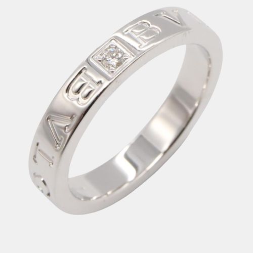 B.Zero1 18K Gold and Diamond B.Zero1 Band Ring EU 56 - Bvlgari - Modalova