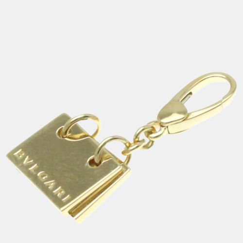 Bvlgari 18K Yellow Gold Memo Charm - Bvlgari - Modalova