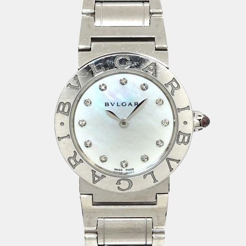 Shell Stainless Steel BBL26S Quartz Women's Wristwatch 26 mm - Bvlgari - Modalova