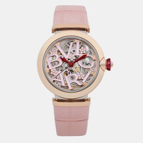 K Rose Gold Lucea LUP33SG Quartz Women's Wristwatch 33 mm - Bvlgari - Modalova