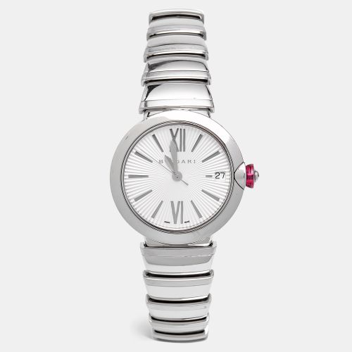 Dial Stainless Steel Diamond Lvcea 102219 Women's Wristwatch 33 mm - Bvlgari - Modalova