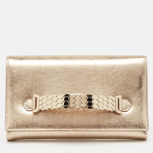 Leather Cocktail Clutch - Bvlgari - Modalova