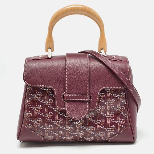 Ine Coated Canvas and Leather Mini Saigon Top Handle Bag - Goyard - Modalova