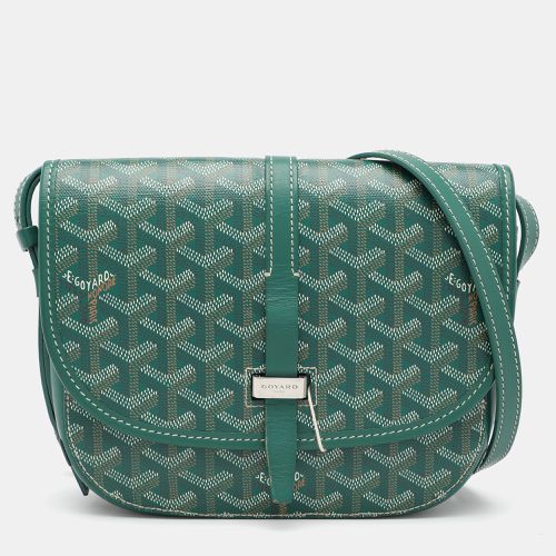 Ine Coated Canvas and Leather Belvedere II PM Saddle Bag - Goyard - Modalova