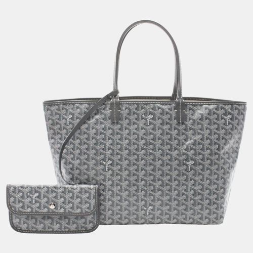 White Coated Canvas Leather Saint Louis PM Tote Bag - Goyard - Modalova