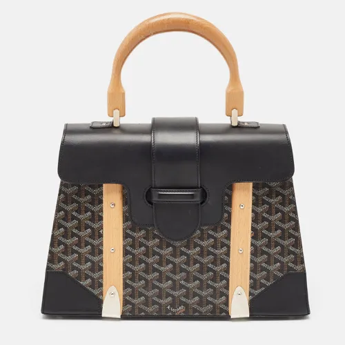 Ine Coated Canvas and Leather Saigon MM Top Handle Bag - Goyard - Modalova