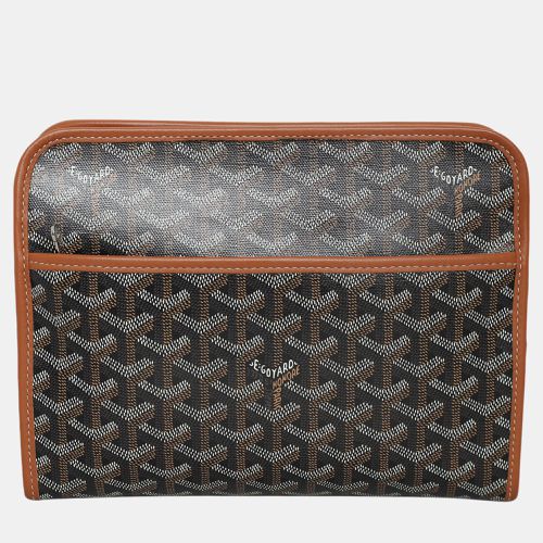 Dark Coated Canvas Trousse Jouvence MM Clutch Bag - Goyard - Modalova