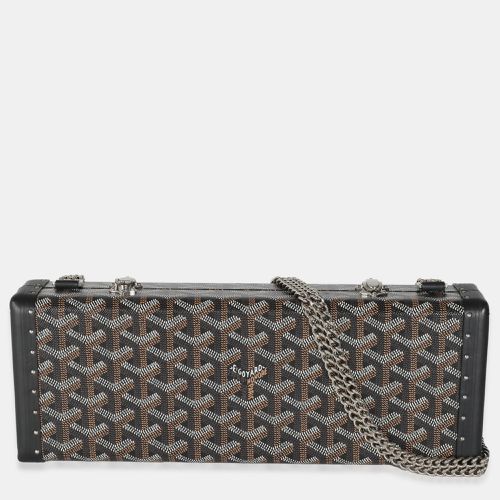 Black ine Canvas Saint Honore Trunk Clutch - Goyard - Modalova