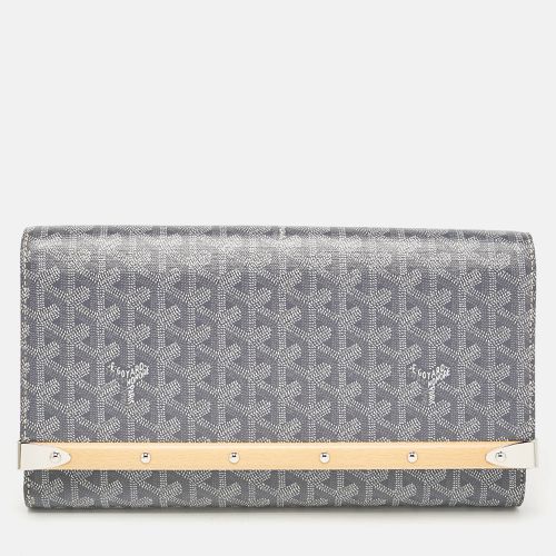 Ine Coated Canvas Monte Carlo Bois Clutch - Goyard - Modalova