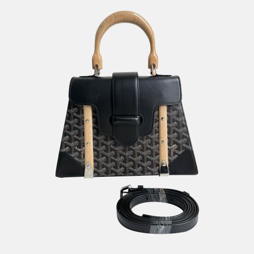 Coated Canvas And Leather Saigon MM Top Handle Bag - Goyard - Modalova