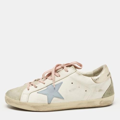 Leather and Suede Superstar Low Top Sneakers Size 39 - Golden Goose - Modalova