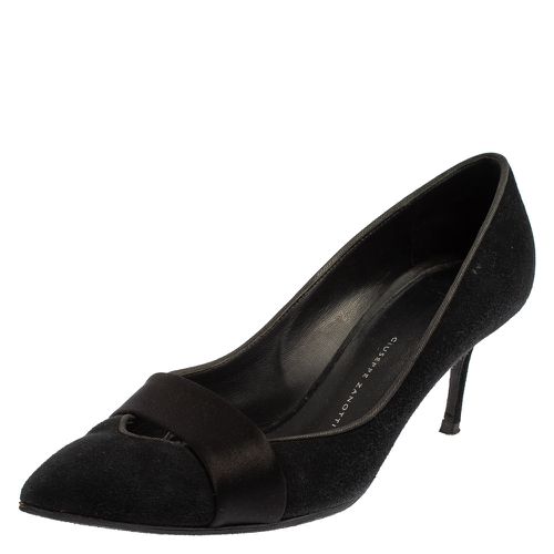 Suede Pointed Toe Pumps Size 37.5 - Giuseppe Zanotti - Modalova