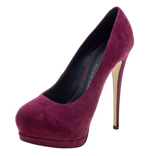 Suede Platform Pumps Size 37.5 - Giuseppe Zanotti - Modalova