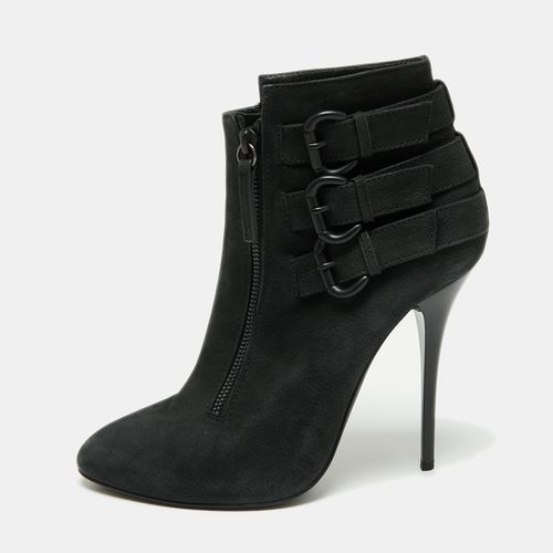 Nubuck Buckle Ankle Boots Size 38.5 - Giuseppe Zanotti - Modalova