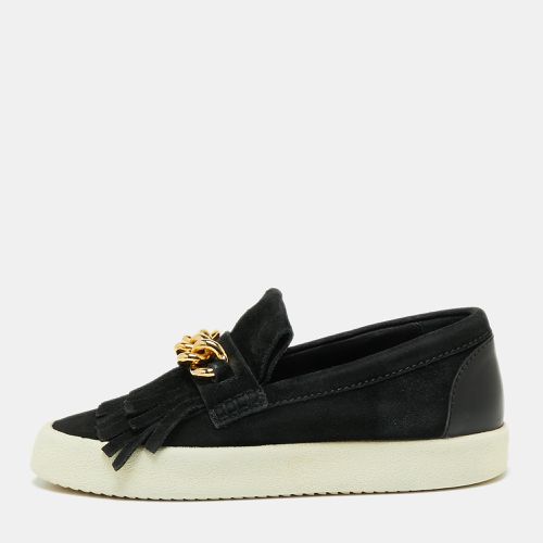 Suede Fringed Slip On Sneakers Size 40 - Giuseppe Zanotti - Modalova