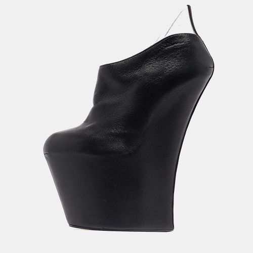 Leather and PVC Platform Booties Size 38.5 - Giuseppe Zanotti - Modalova