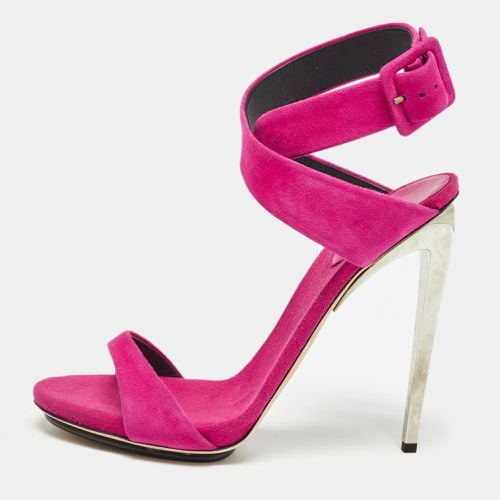 Suede Ankle Strap Sandals Size 40 - Giuseppe Zanotti - Modalova