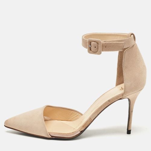 Suede and PVC Ankle Strap Pumps Size 36.5 - Giuseppe Zanotti - Modalova