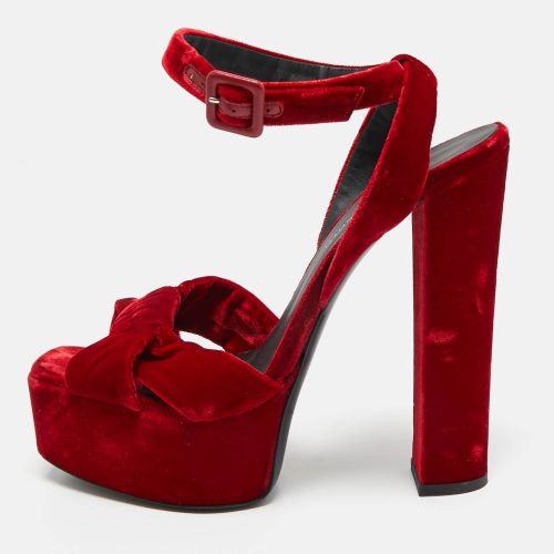 Velvet Betty Platform Sandals Size 40 - Giuseppe Zanotti - Modalova
