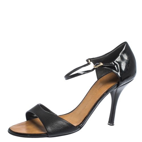 Leather And Patent Ankle Strap Sandals Size 38.5 - Giuseppe Zanotti - Modalova