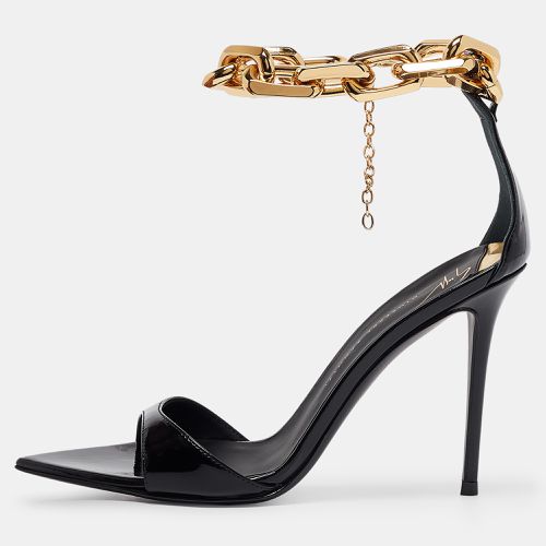 Patent Leather Intriigo Chain Sandals Size 36 - Giuseppe Zanotti - Modalova