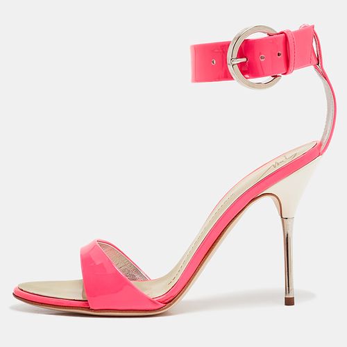 Neon Patent Leather Taz Sandals Size 36 - Giuseppe Zanotti - Modalova