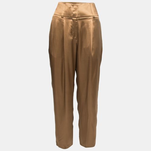 Silk Satin Pleated Trousers M - Givenchy - Modalova