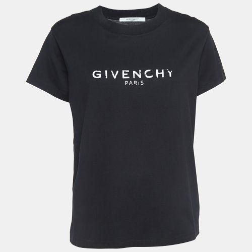 Blurred Logo Print Half Sleeve T-Shirt L - Givenchy - Modalova