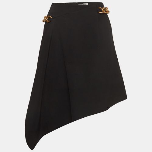 Chain Belted Gabardine Asymmetrical Mini Skirt S - Givenchy - Modalova