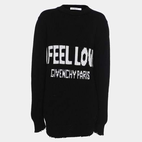 Cotton Knit I Feel Love Crew Neck Sweater M - Givenchy - Modalova